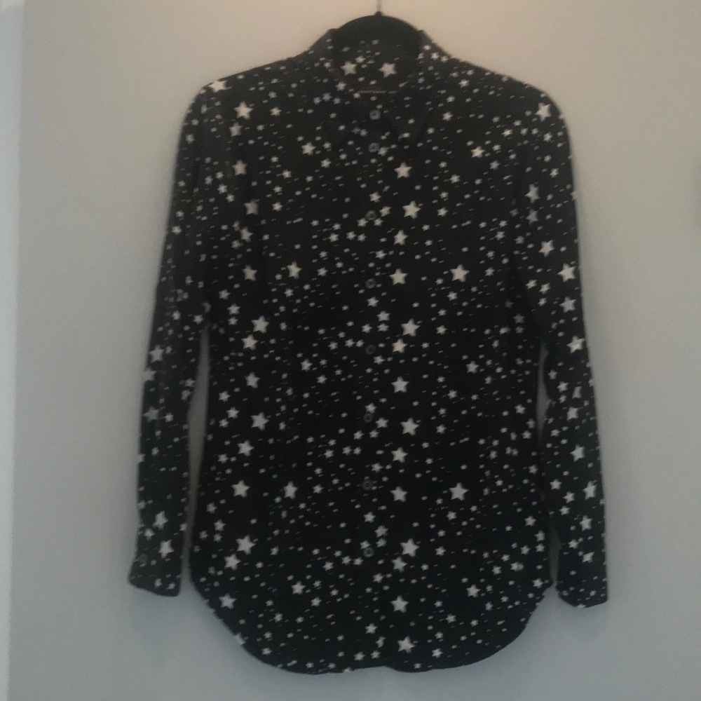 Equipment Kate Moss star shirt